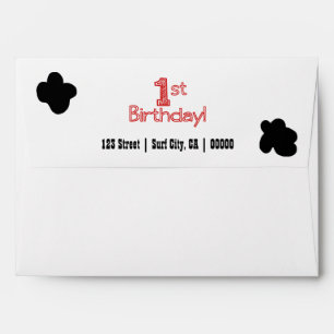 ęr Enveloppe de fête d'anniversaire - thème de