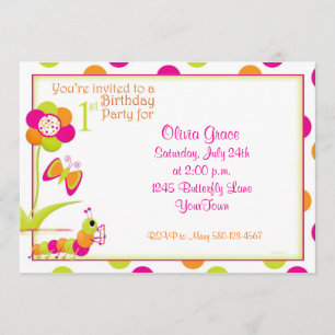 ęr Invitation de fête d'anniversaire avec le