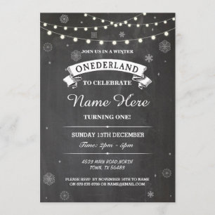 ęr Invitation de partie d'Onederland du pays des