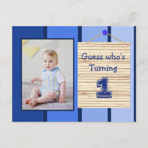 ęr Invitations bleues de partie de bébé