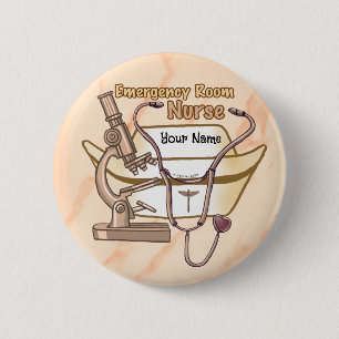 ER Nurse 2 Inch Round Button