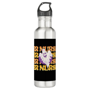 ER Nurse Boo Crew Emergency Room Nurse Halloween C 710 Ml Water Bottle
