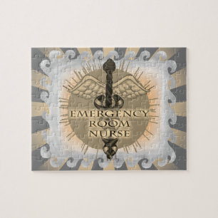 ER Nurse Caduceus Jigsaw Puzzle