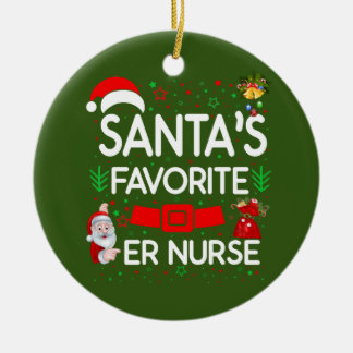 ER Nurse Ceramic Ornament