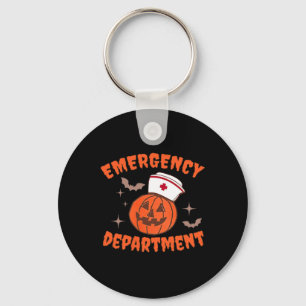 Er Nurse Emergency Department Halloween Dancing Keychain
