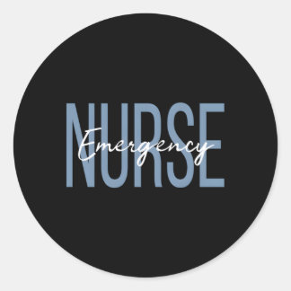 Er Nurse Emergency Room Nurse Registered Nurse Classic Round Sticker