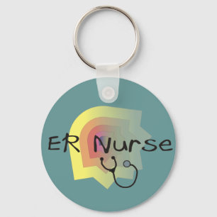 ER Nurse Gifts Keychain