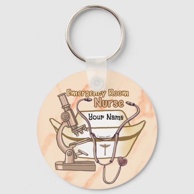 ER Nurse  Keychain (Front)