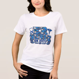 ER Nurse T-Shirt Tri-Blend Shirt