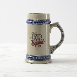 ER Squad, Emergency Room, Nurse Shirt, Doctor Gift Beer Stein