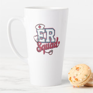 ER Squad, Emergency Room, Nurse Shirt, Doctor Gift Latte Mug