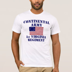 Ęr T-shirt de régiment de la Virginie de guerre