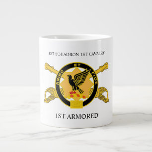 ęr TASSE BLINDÉE de ?ère CAVALERIE d'ESCADRON ?ère