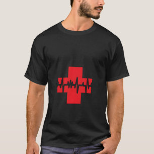 Er Technician Heartbeat Emergency Room Tech T-Shirt