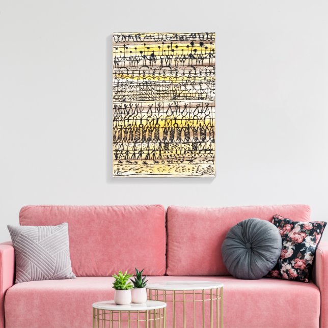 ERA Cooling in a Hot Zone Garden | Paul Klee | Canvas Print (Insitu(LivingRoom))