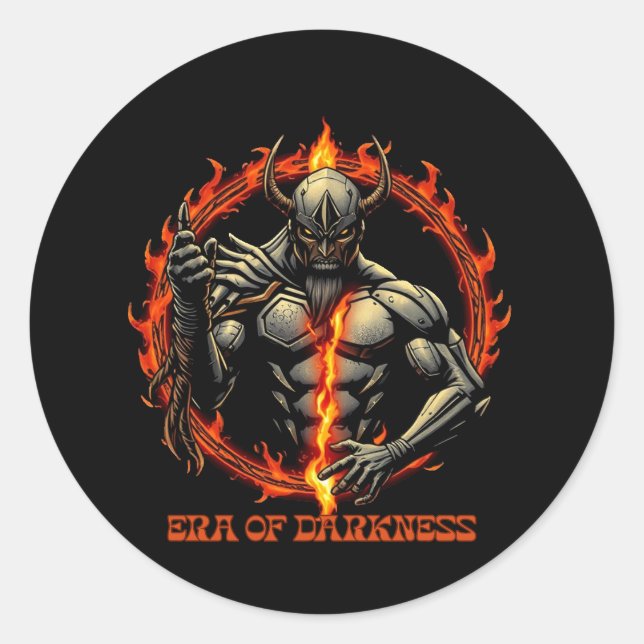 Era of Darkness Sticker – Ember Ring Warrior Emble (Front)