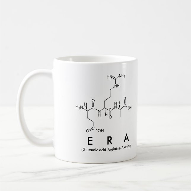 Era peptide name mug (Left)