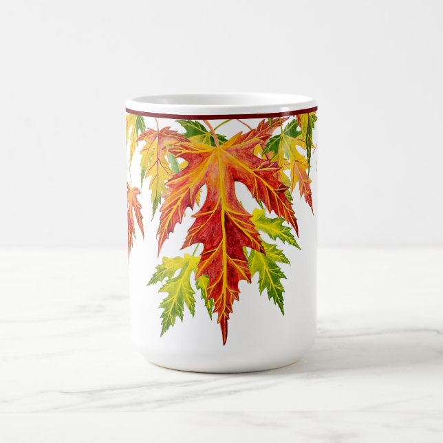 Érable d'argent sur une Mug classique (Centre)
