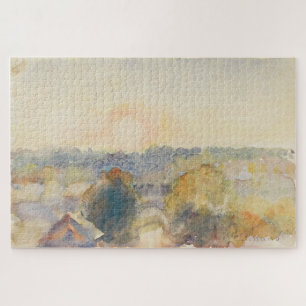 Eragny by Camille Pissarro Jigsaw Puzzle