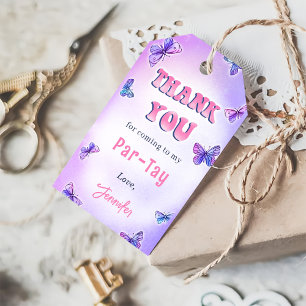 Eras Birthday Party Thank You  Gift Tags