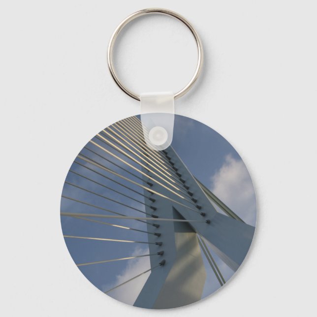 Erasmus Bridge, Rotterdam Keychain (Front)