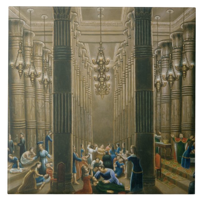 Erastus Salisbury Field - The Death of the First Tile (Front)