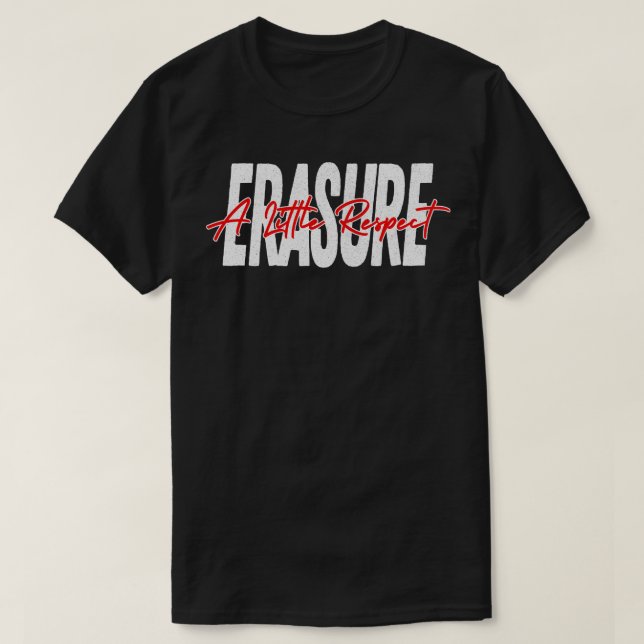 Erasure 80s SynthFan Design T-Shirt (Design Front)