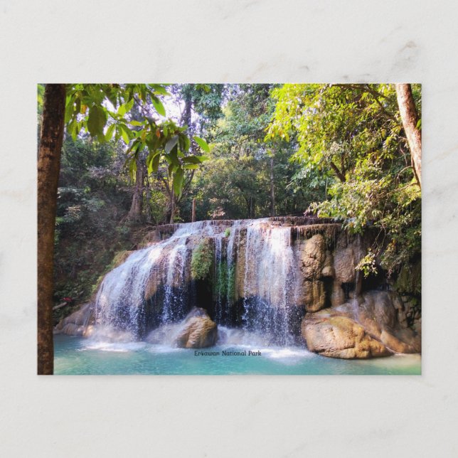 Erawan National Park, Thailand Postcard (Front)