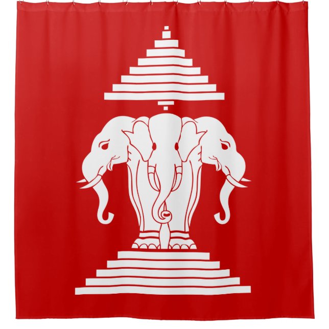 Erawan Three Headed Elephant Lao / Laos Flag (Front)