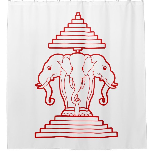 Erawan Three Headed Elephant Lao / Laos Flag (Front)
