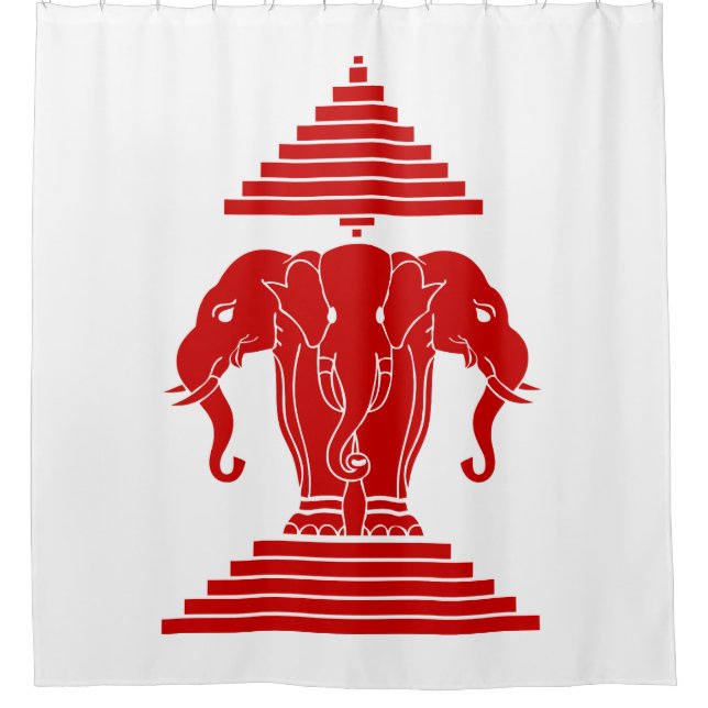 Erawan Three Headed Elephant Lao / Laos Flag (Front)