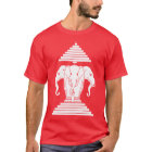 Erawan Three Headed Elephant Lao / Laos Flag