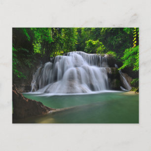 Erawan Waterfall   Kanchanaburi, Thailand Postcard