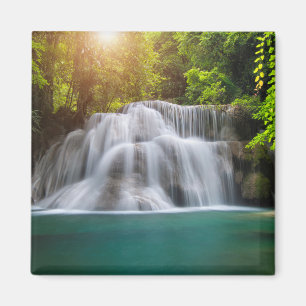 Erawan Waterfall Kanjanaburi Thailand Magnet