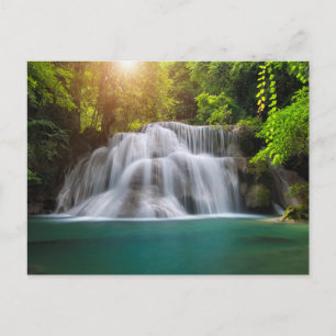 Erawan Waterfall   Kanjanaburi Thailand Postcard