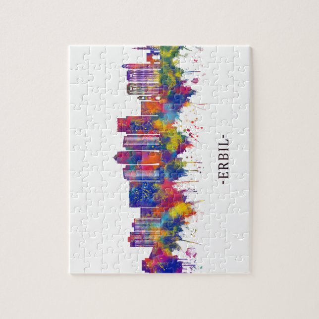 Erbil Iraq Skyline Jigsaw Puzzle (Vertical)