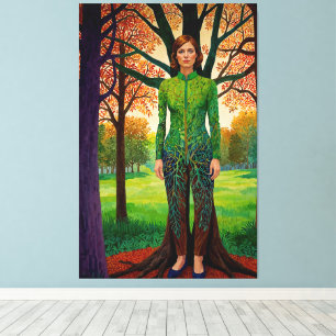 “Erdessa’s Portrait”  - The Disguise of Stillness Canvas Print
