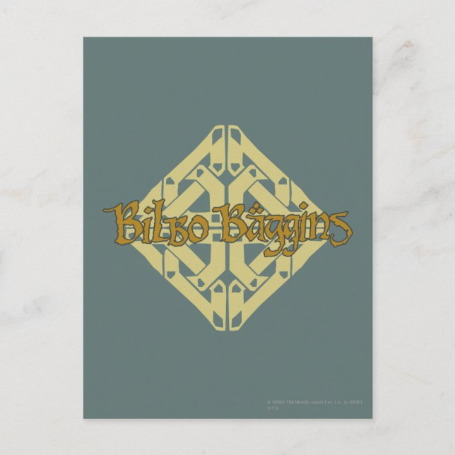 Erebor - BILBO BAGGINS™ Name Postcard (Front)