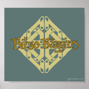 Erebor - BILBO BAGGINS™ Name Poster