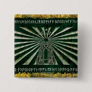 Erebor Graphic 2 Inch Square Button
