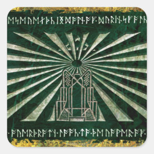 Erebor Graphic Square Sticker