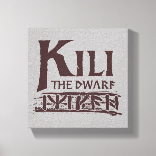 Erebor - Kili Name Canvas Print