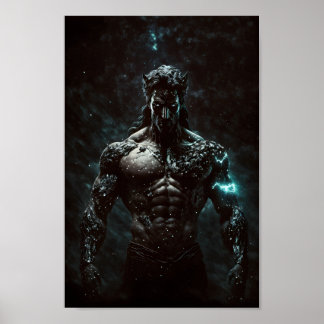 Erebus Greek God Embodiment of Primordial Darkness Poster