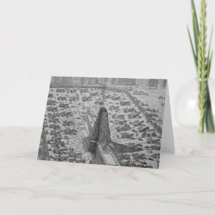 Erecting the Ancient Egyptian Obelisk Card