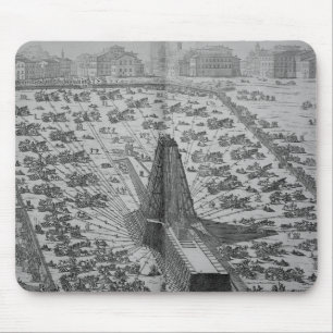 Erecting the Ancient Egyptian Obelisk Mouse Pad