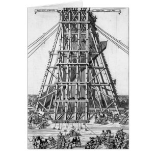 Erection de l'ancienne obèse égyptienne