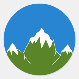 Ered Sul Populace Badge Classic Round Sticker