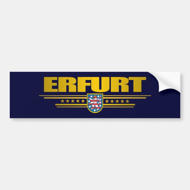 Erfurt Bumper Sticker (Front)