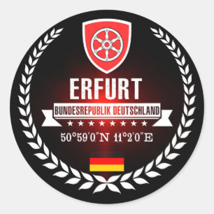 Erfurt Classic Round Sticker