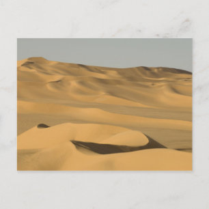 Erg Awbari, Sahara desert, Fezzan, Libya. Postcard